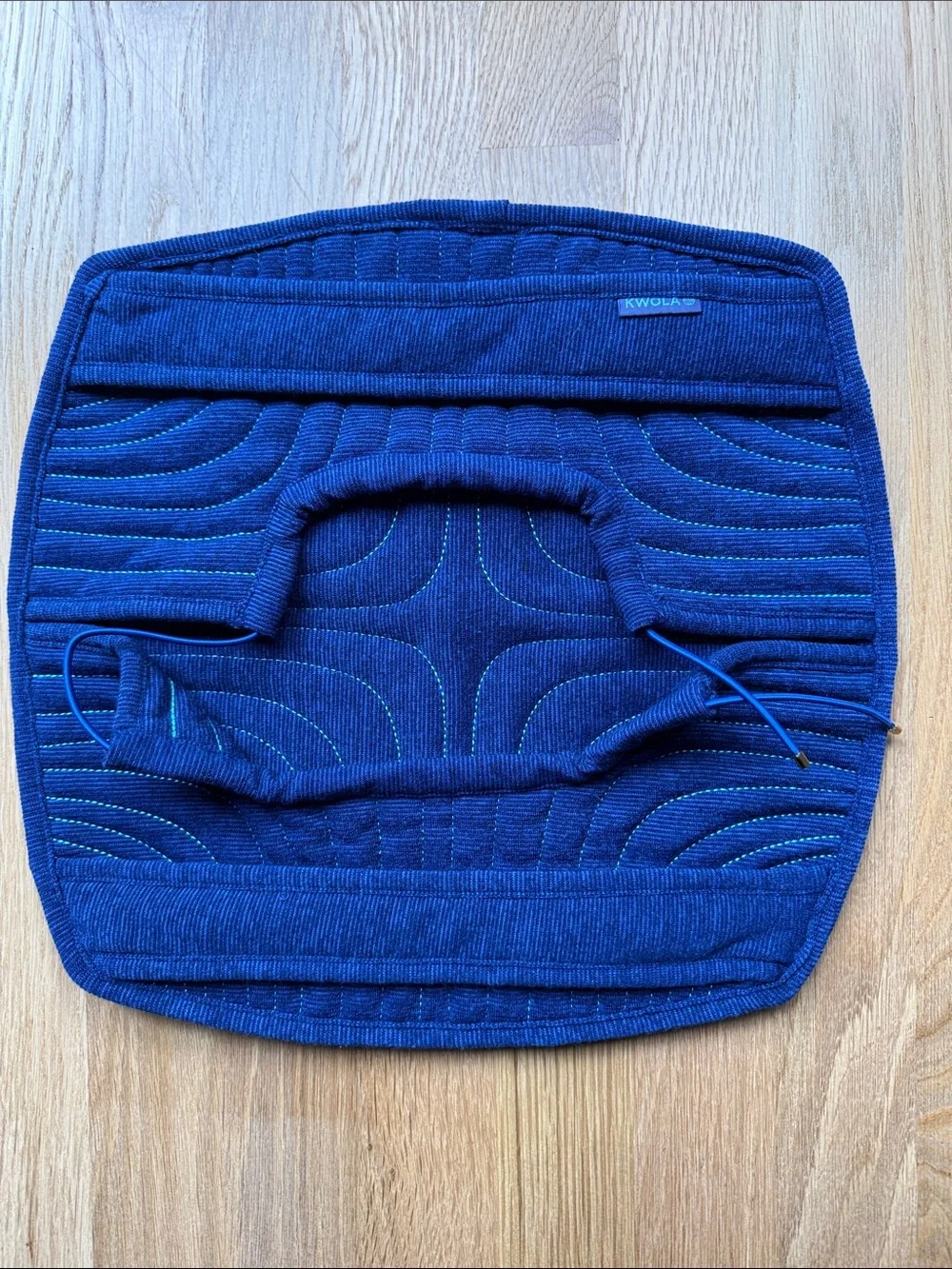 Kwola Navy Blue Quilted Insulated Food Carrier